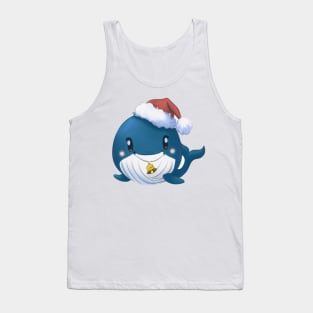 Cute Whale Drawing Tank Top